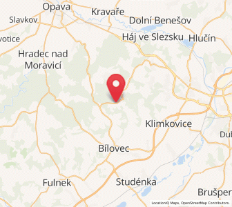 Map of Tzieschkowitz, Moravskoslezský