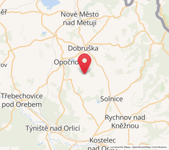 Map of Trnov, Královéhradecký kraj