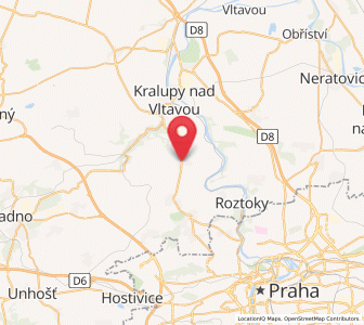 Map of Tursko, Central Bohemia