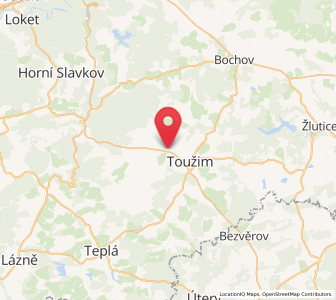 Map of Útvina, Karlovarský kraj