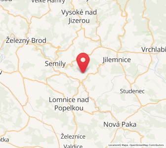 Map of Valdice, Liberecký kraj