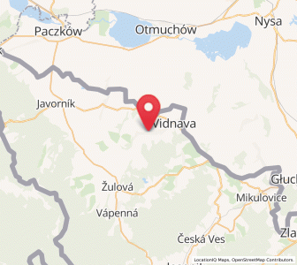 Map of Velká Kraš, Olomoucký