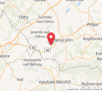Map of Wolfsdorf, Moravskoslezský