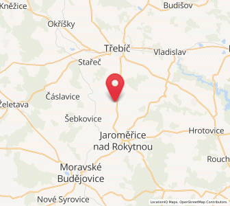 Map of Výčapy, Vysočina