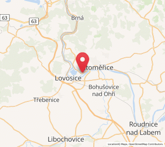 Map of Žalhostice, Ústecký kraj
