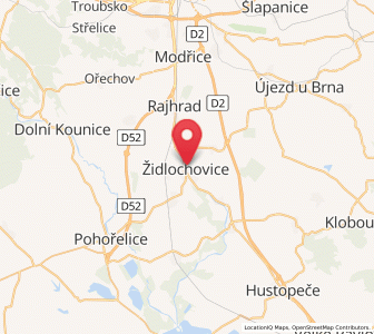 Map of Groß Seelowitz, South Moravian
