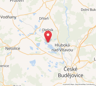 Map of Zliv, Jihočeský kraj