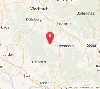 Map of Achslach, Bavaria