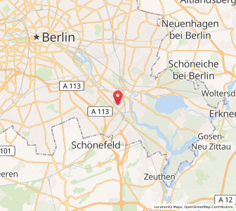 Map of Adlershof, Berlin