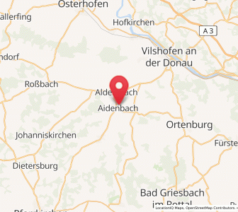 Map of Aidenbach, Bavaria