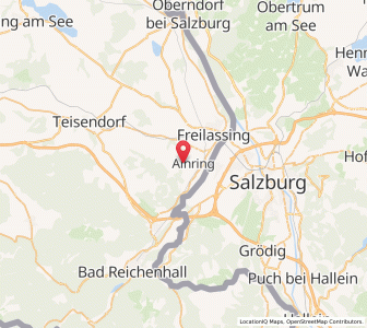 Map of Ainring, Bavaria