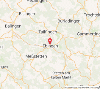 Map of Albstadt, Baden-Wurttemberg