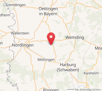 Map of Alerheim, Bavaria