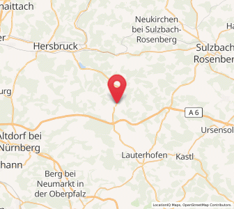 Map of Alfeld, Bavaria