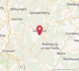 Map of Alheim, Hesse