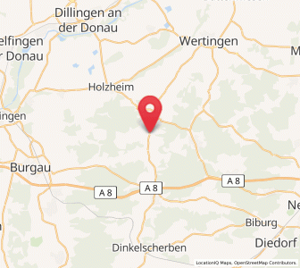 Map of Altenmünster, Bavaria