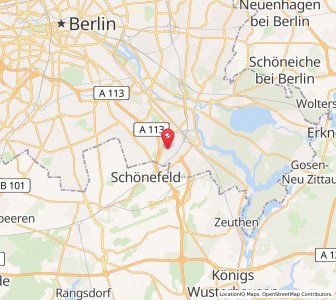 Map of Altglienicke, Berlin