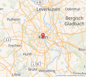 Map of Altstadt Sud, North Rhine-Westphalia