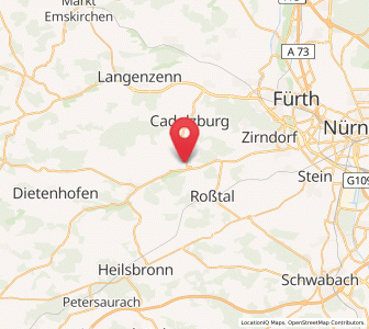 Map of Ammerndorf, Bavaria