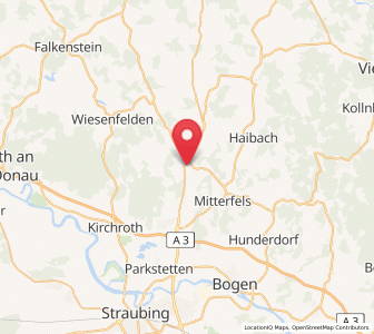 Map of Ascha, Bavaria