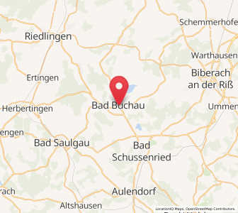 Map of Bad Buchau, Baden-Wurttemberg