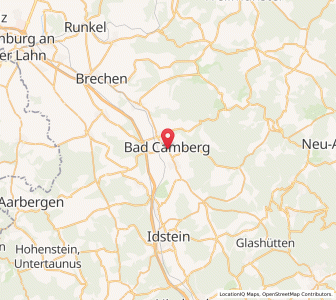 Map of Bad Camberg, Hesse