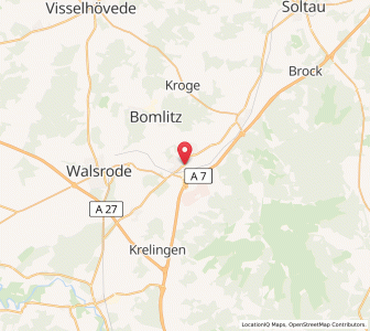 Map of Bad Fallingbostel, Lower Saxony