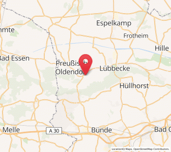 Map of Bad Holzhausen, North Rhine-Westphalia