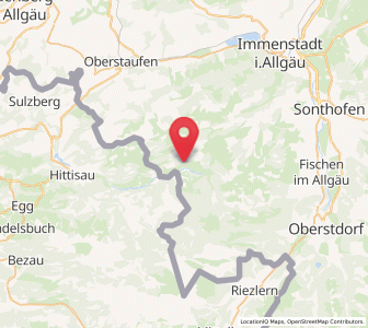 Map of Balderschwang, Bavaria