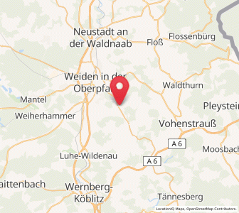 Map of Bechtsrieth, Bavaria