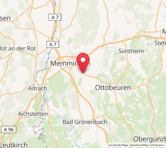 Map of Benningen, Bavaria