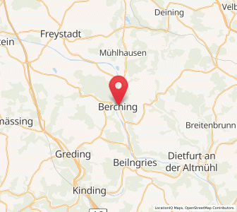 Map of Berching, Bavaria