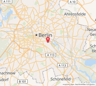 Map of Treptow, Berlin