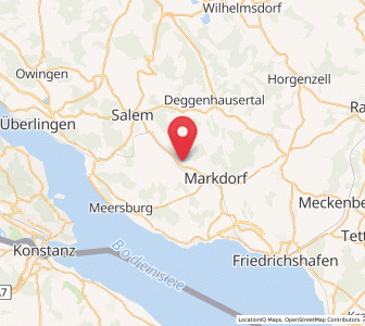 Map of Bermatingen, Baden-Wurttemberg