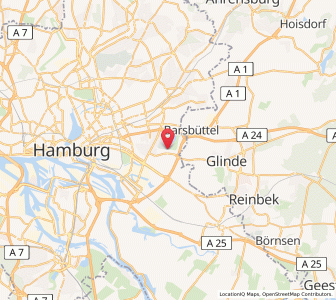 Map of Hamburg-Billstedt, Hamburg