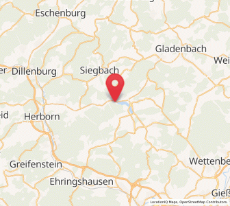 Map of Bischoffen, Hesse