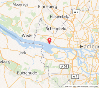 Map of Hamburg-Blankenese, Hamburg