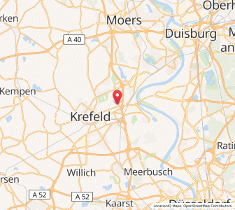 Map of Bockum, North Rhine-Westphalia