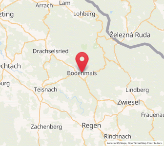 Map of Bodenmais, Bavaria
