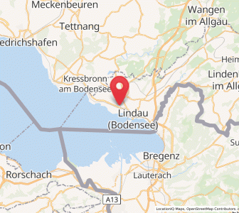 Map of Bodolz, Bavaria