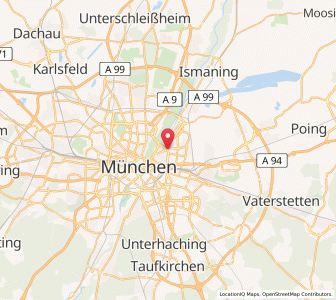 Map of Bogenhausen, Bavaria