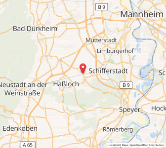 Map of Böhl-Iggelheim, Rheinland-Pfalz