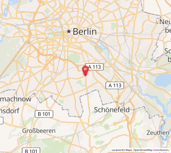 Map of Berlin-Britz, Berlin