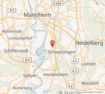 Map of Brühl, Baden-Wurttemberg