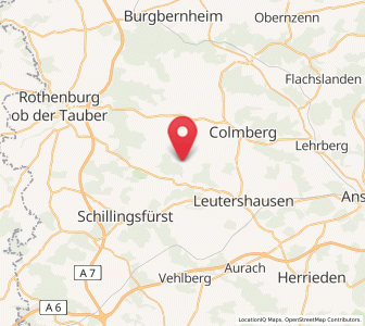 Map of Buch am Wald, Bavaria