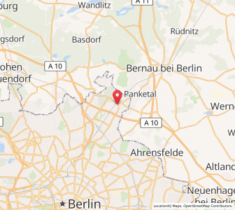 Map of Buch, Berlin