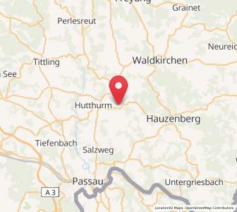 Map of Büchlberg, Bavaria