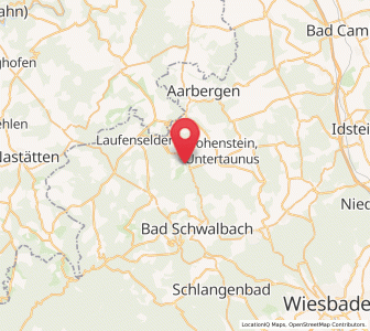 Map of Burg Hohenstein, Hesse