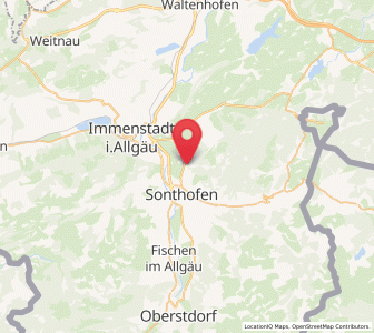 Map of Burgberg im Allgäu, Bavaria