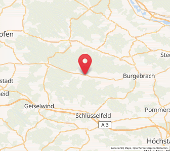 Map of Burgwindheim, Bavaria
